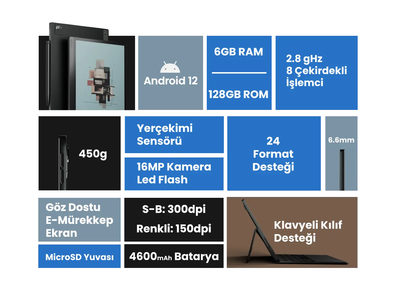 Onyx Boox Tab Ultra C Pro E-Kitap Okuyucu