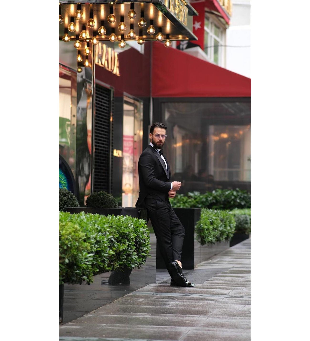 Frak Italian Style Slim Fit Black Frak