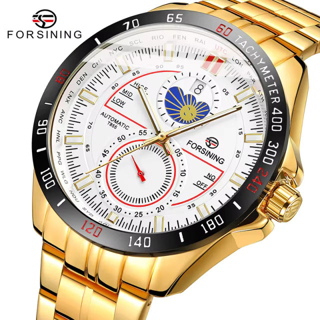 1031 Forsining 393A Luxury Relojes Quality Fashion Wrist Mans Outsider Waterproof Montre Recommend Automatic Mechanical Watch For Men