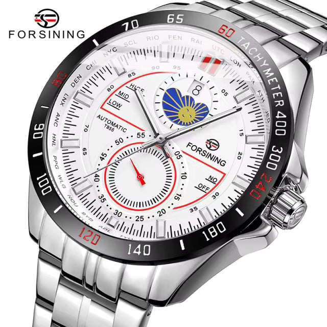 1031 Forsining 393A Luxury Relojes Quality Fashion Wrist Mans Outsider Waterproof Montre Recommend Automatic Mechanical Watch For Men
