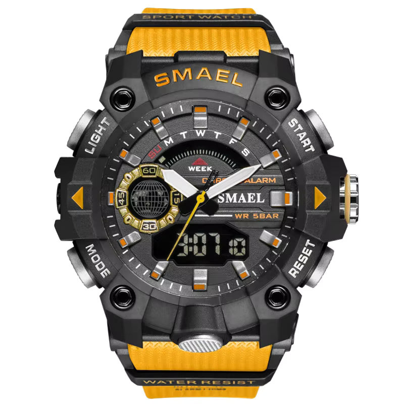 1064 2025 SMAEL 8110 Sports Watches Men LED Watches New 50m Waterproof Digital Watches Shockproof Sports Watches for Men Electrionic