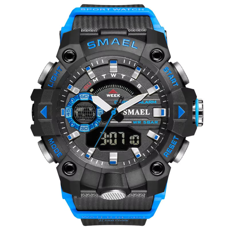 1064 2025 SMAEL 8110 Sports Watches Men LED Watches New 50m Waterproof Digital Watches Shockproof Sports Watches for Men Electrionic