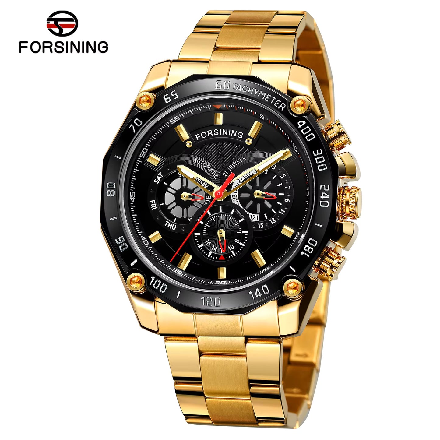 1060 Forsining 2019 Military Silver Clock Steampunk Series Complete Calendar Men Sport Mechanical Automatic Watches Top Brand Luxury