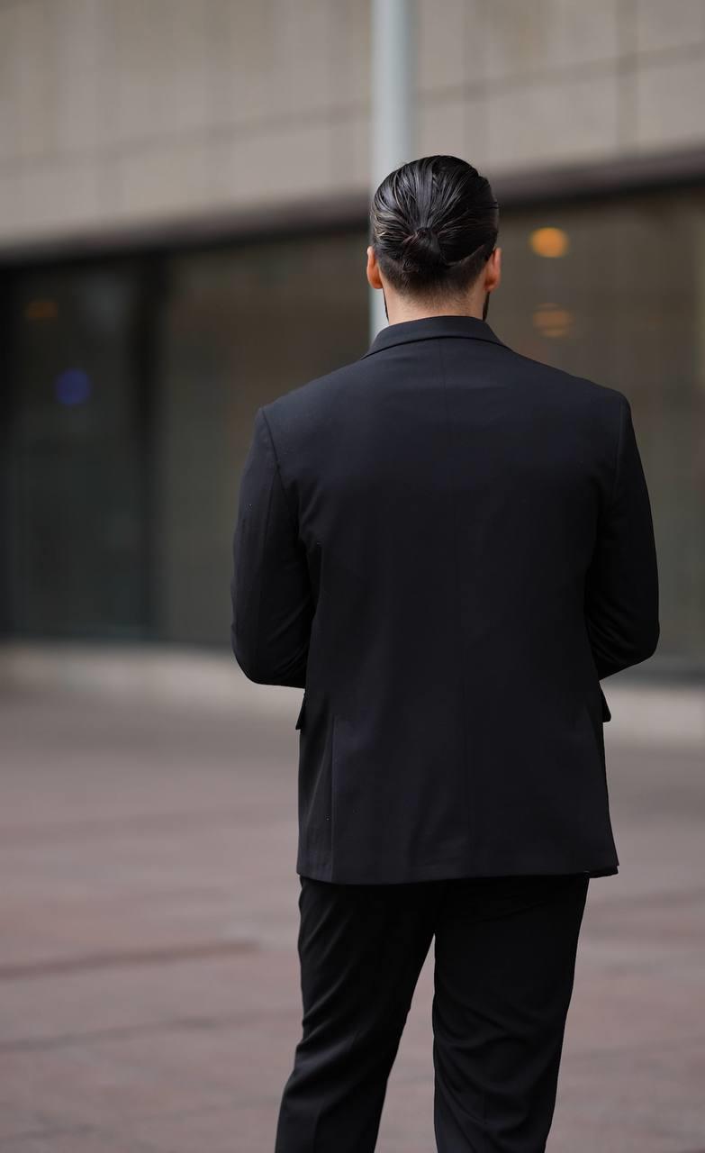 Suit Black Sports String - Slım Fit SD4189