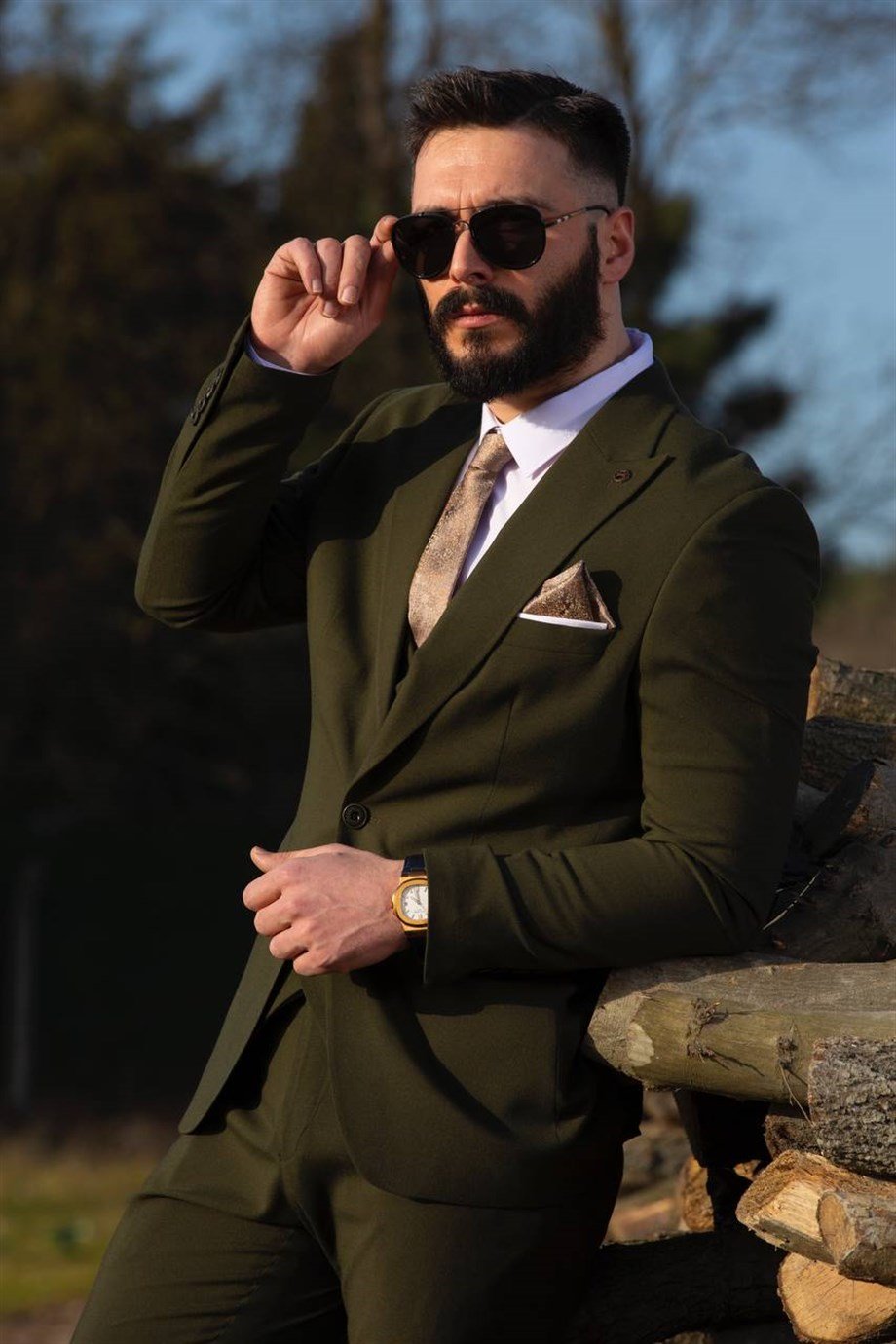 Suit Green Italian Cut - Slım Fit SD4911