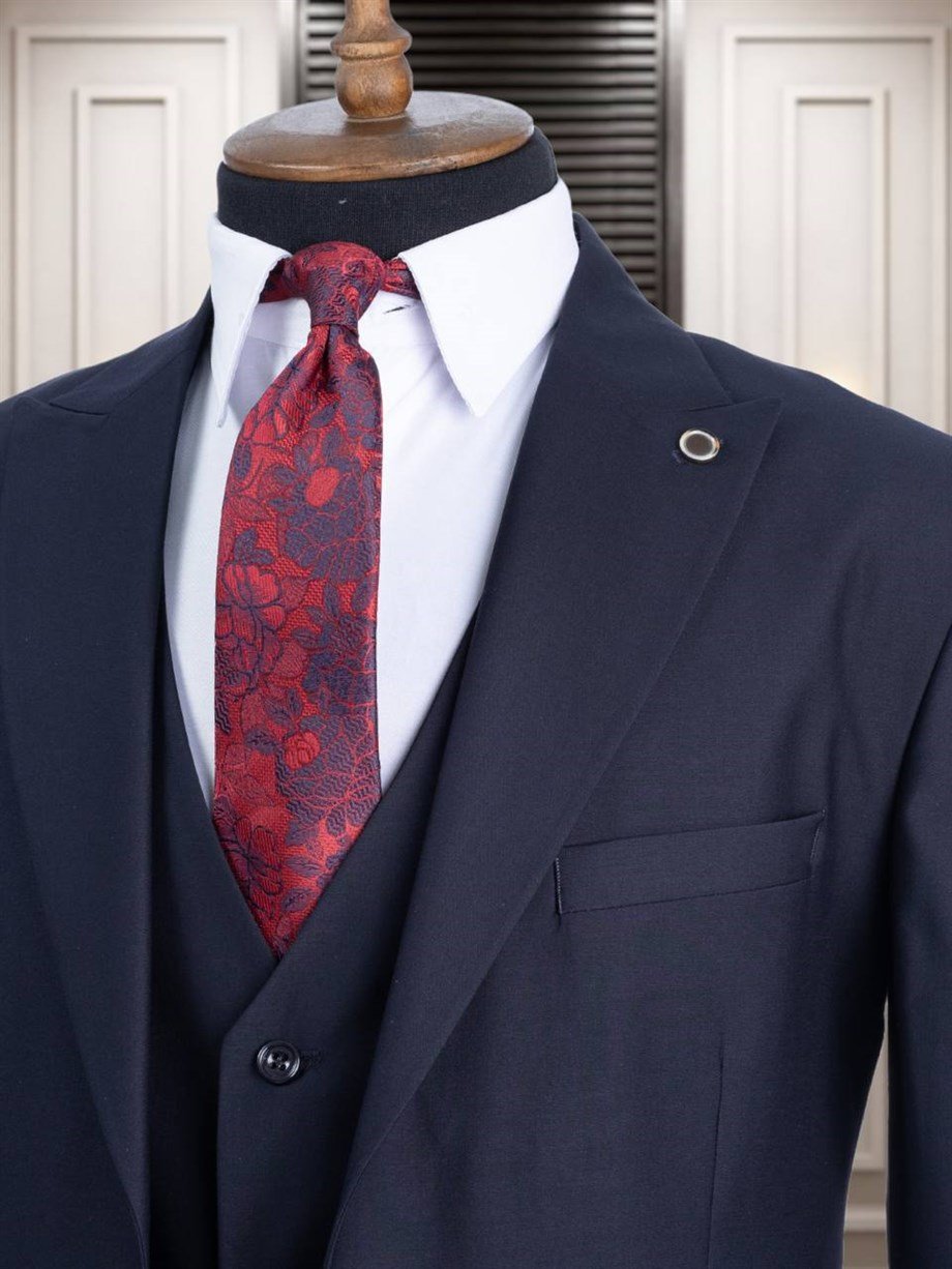 Suit Navy Blue Italian Cut - Slım Fit SD4928