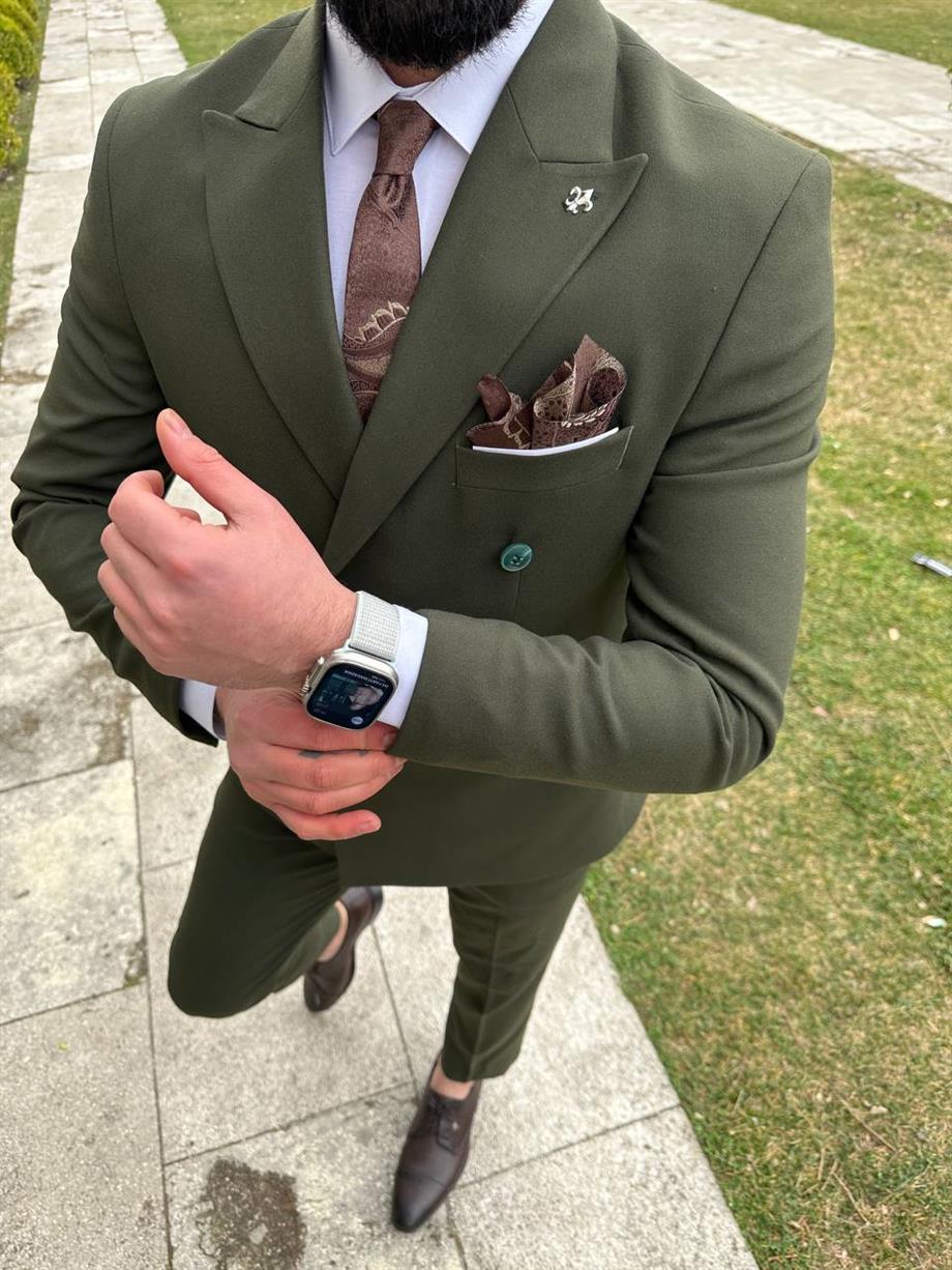 Suit Green Italian Cut - Slım Fit SD4939