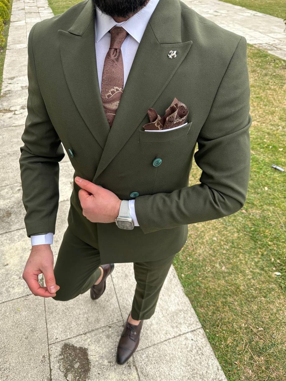Suit Green Italian Cut - Slım Fit SD4939
