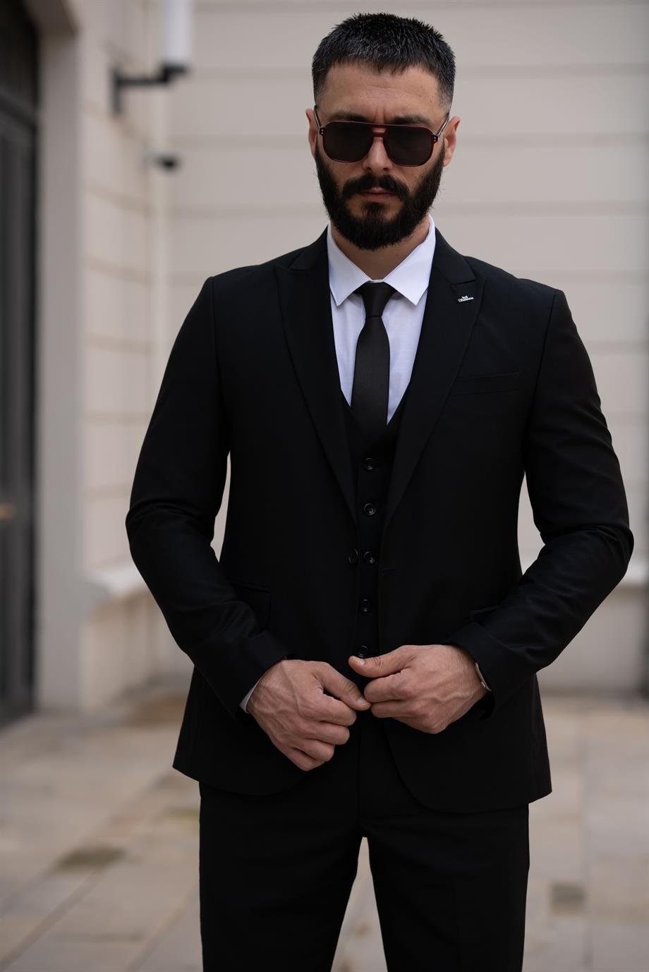 Suit Black Italian Cut - Slım Fit SD4959
