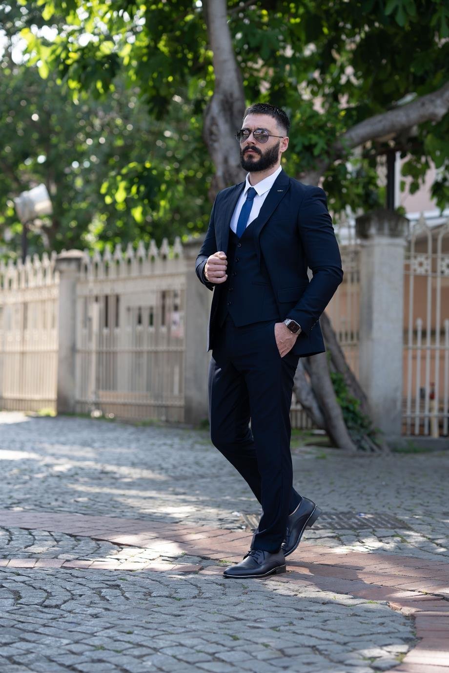 Suit Navy Blue Italian Cut - Slim Fit SD4960