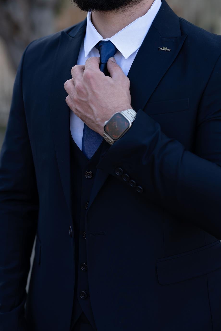 Suit Navy Blue Italian Cut - Slim Fit SD4960