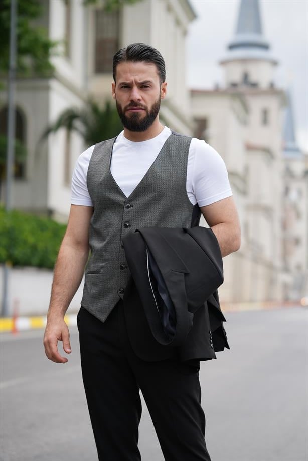 Suit Black Italian Cut - Slım Fit SD4963