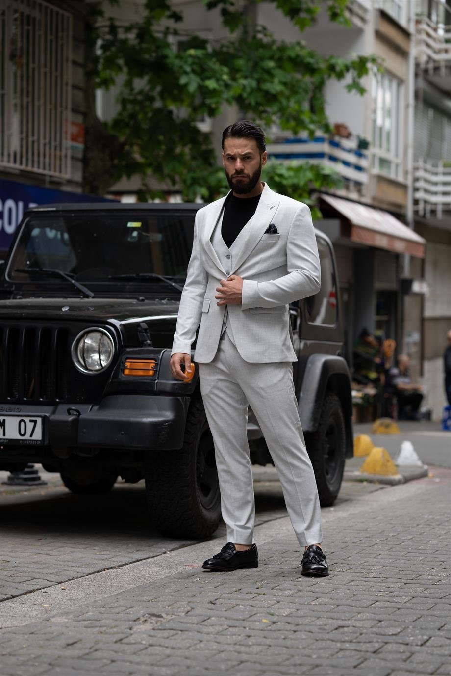 Suit A.Grey Italian Cut - Slim Fit SD4965