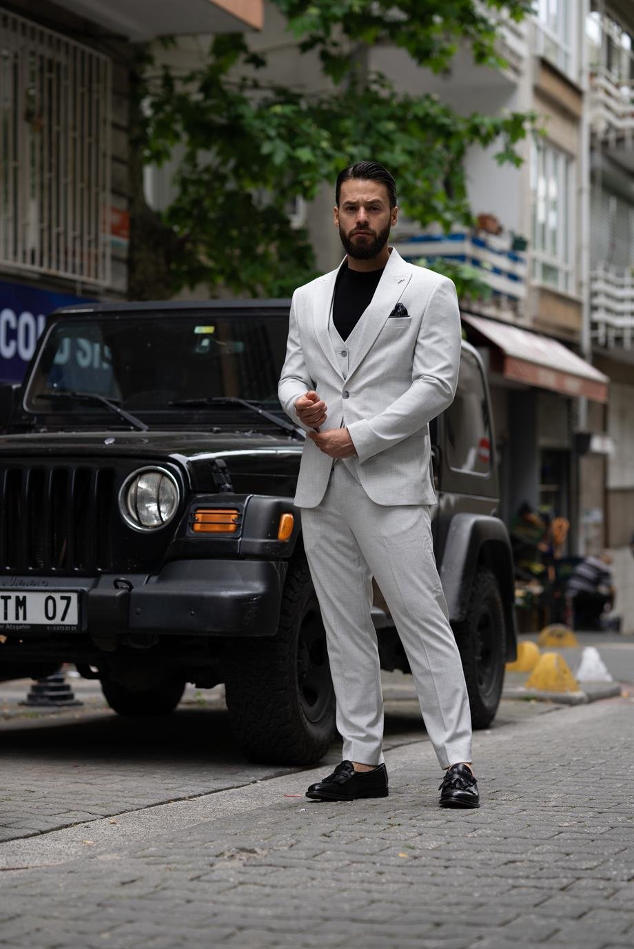Suit A.Grey Italian Cut - Slim Fit SD4965