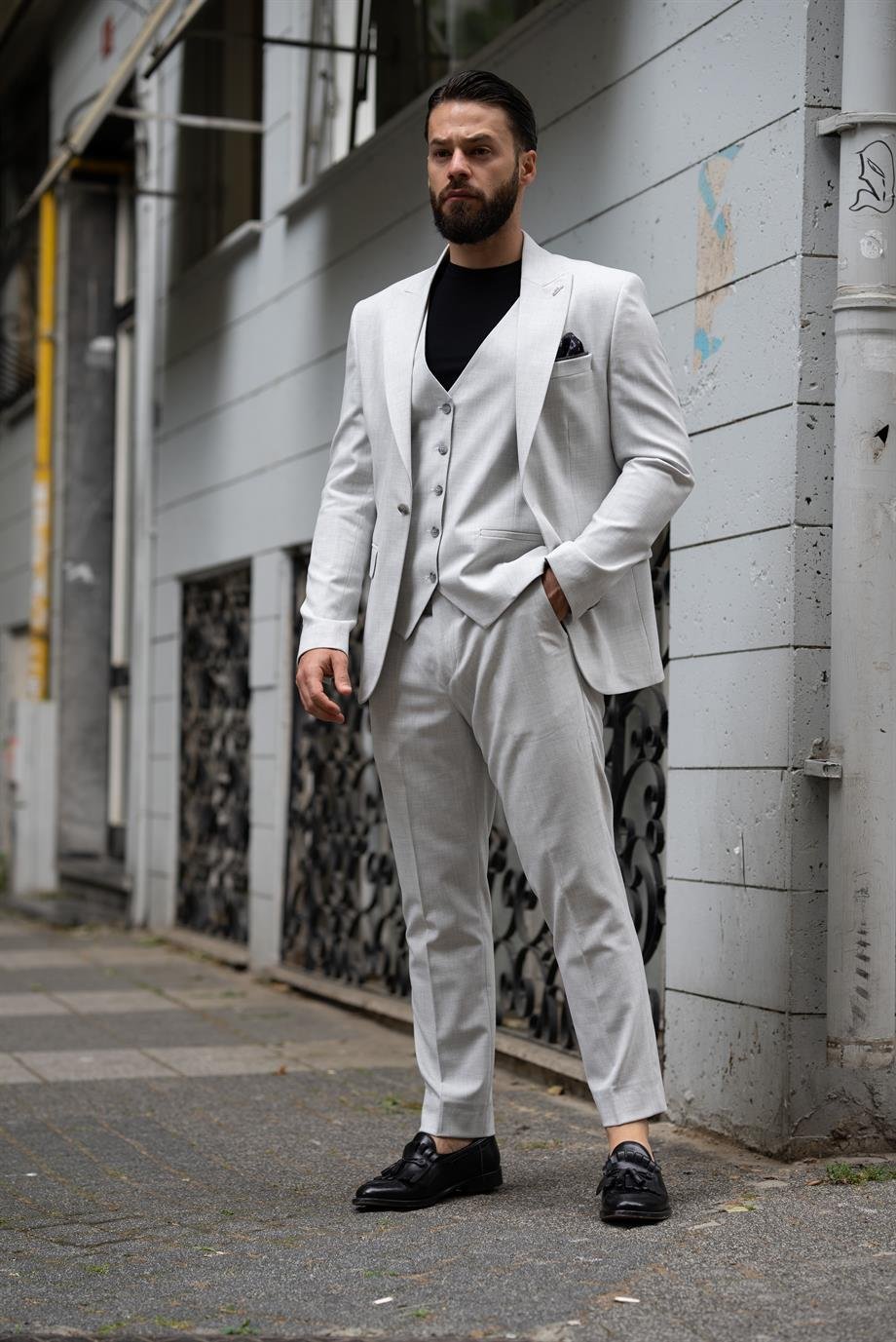 Suit A.Grey Italian Cut - Slim Fit SD4965