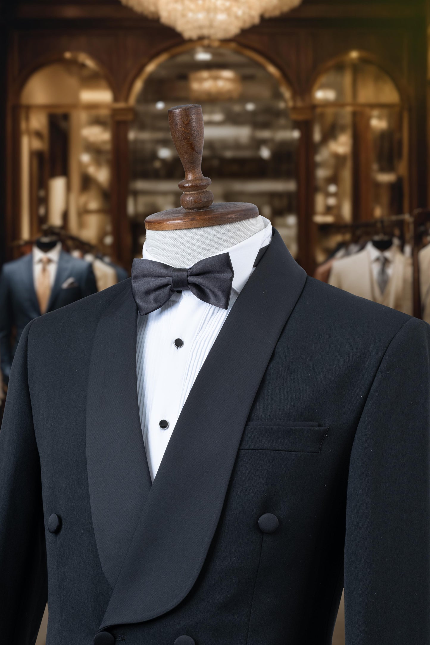 Groom's Suit Italian Cut Slim Fit Navy Blue SD4163