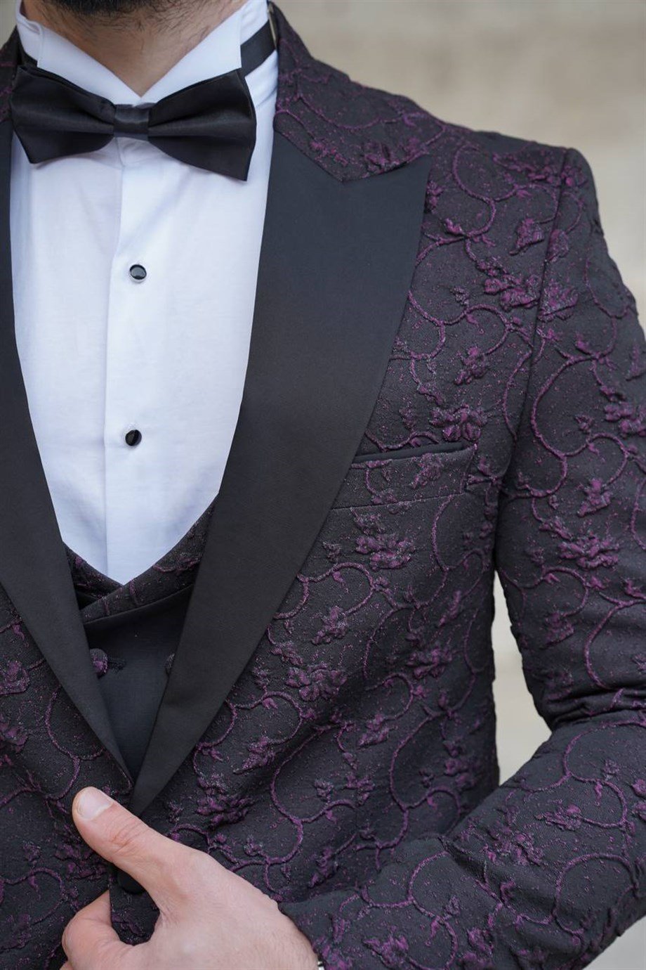 NEW SEASON ITALIAN CUT SLMFIT TUXEDO GROOM SUIT SD3408