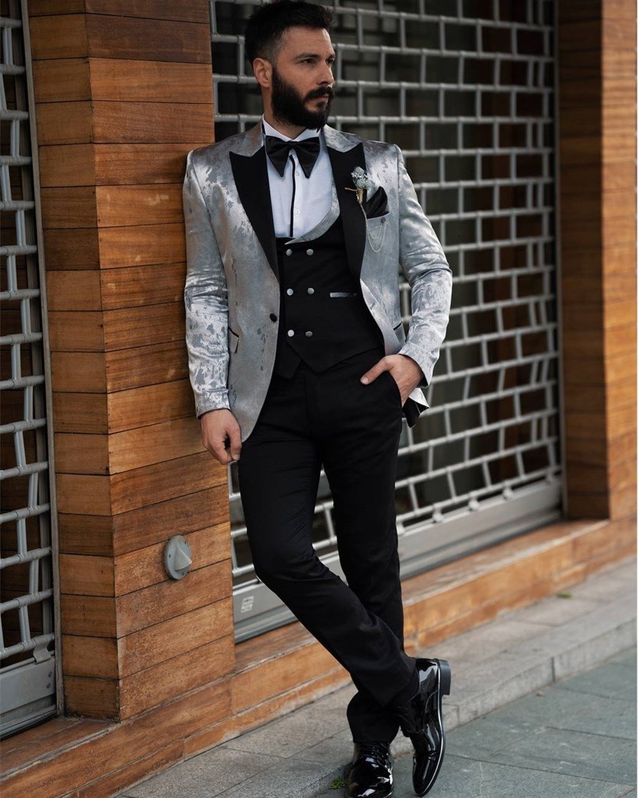 NEW SEASON ITALIAN CUT SLMFIT TUXEDO GROOM SUIT SD3409