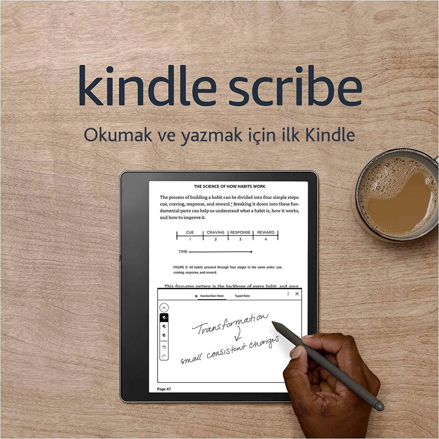 Amazon Kindle Scribe 2022 E Kitap Okuyucu Standart Pen 16 Gb