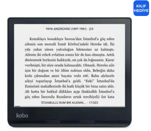 Kobo Sage 8″ E Kitap Okuyucu