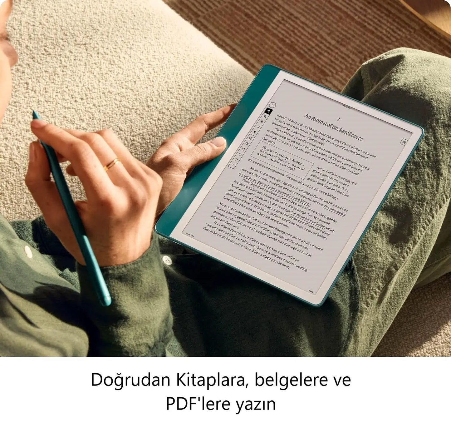 Amazon Kindle Scribe 2024 E Kitap Okuyucu 64gb Premium Pen Metalik Yeşil