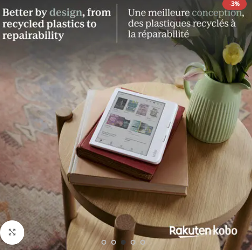 Kobo Libra Colour Beyaz Notebook Kılıf ve Kalem Paketi