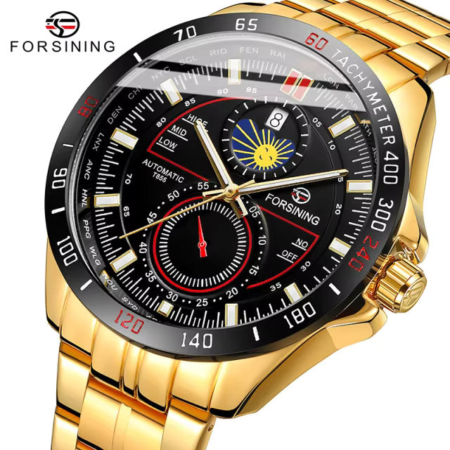 1031 Forsining 393A Luxury Relojes Quality Fashion Wrist Mans Outsider Waterproof Montre Recommend Automatic Mechanical Watch For Men