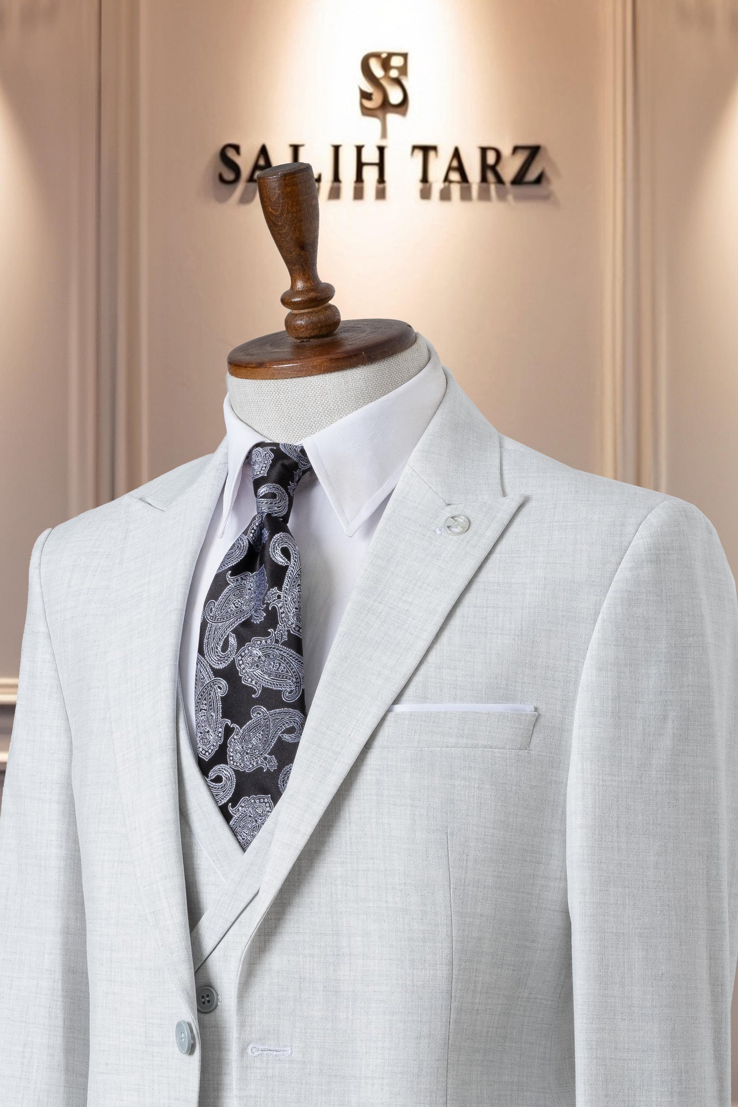 Suit Italian Cut Vest SlimFit Gray SD41050